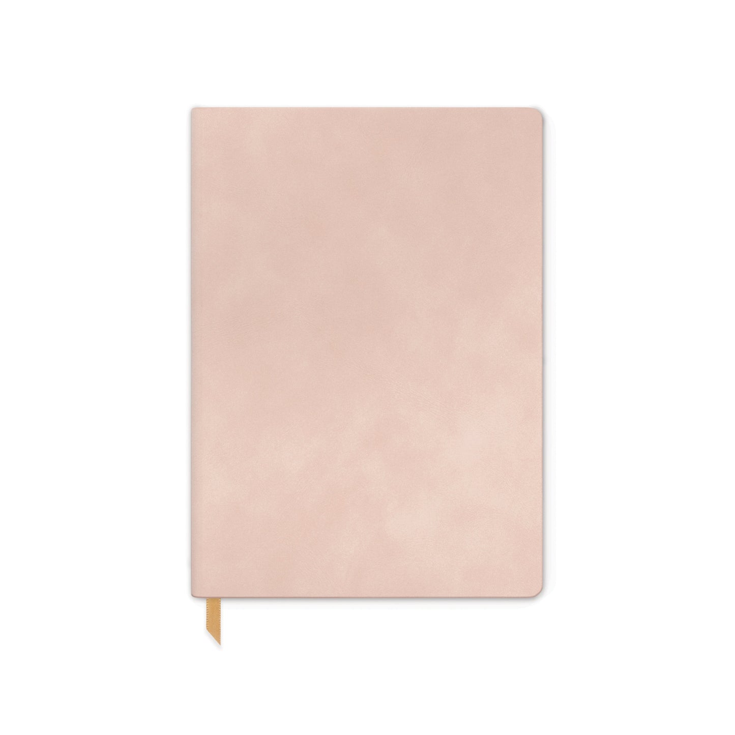 Vegan Suede Leather Journal - Blush