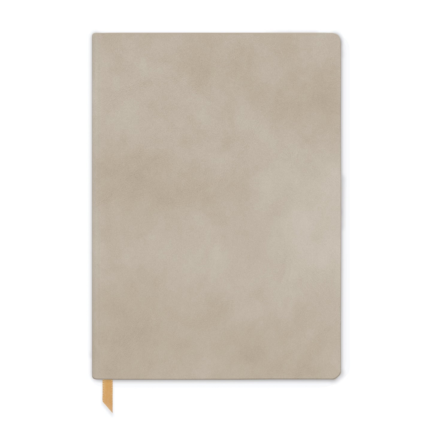 Vegan Suede Leather Journal - Mushroom