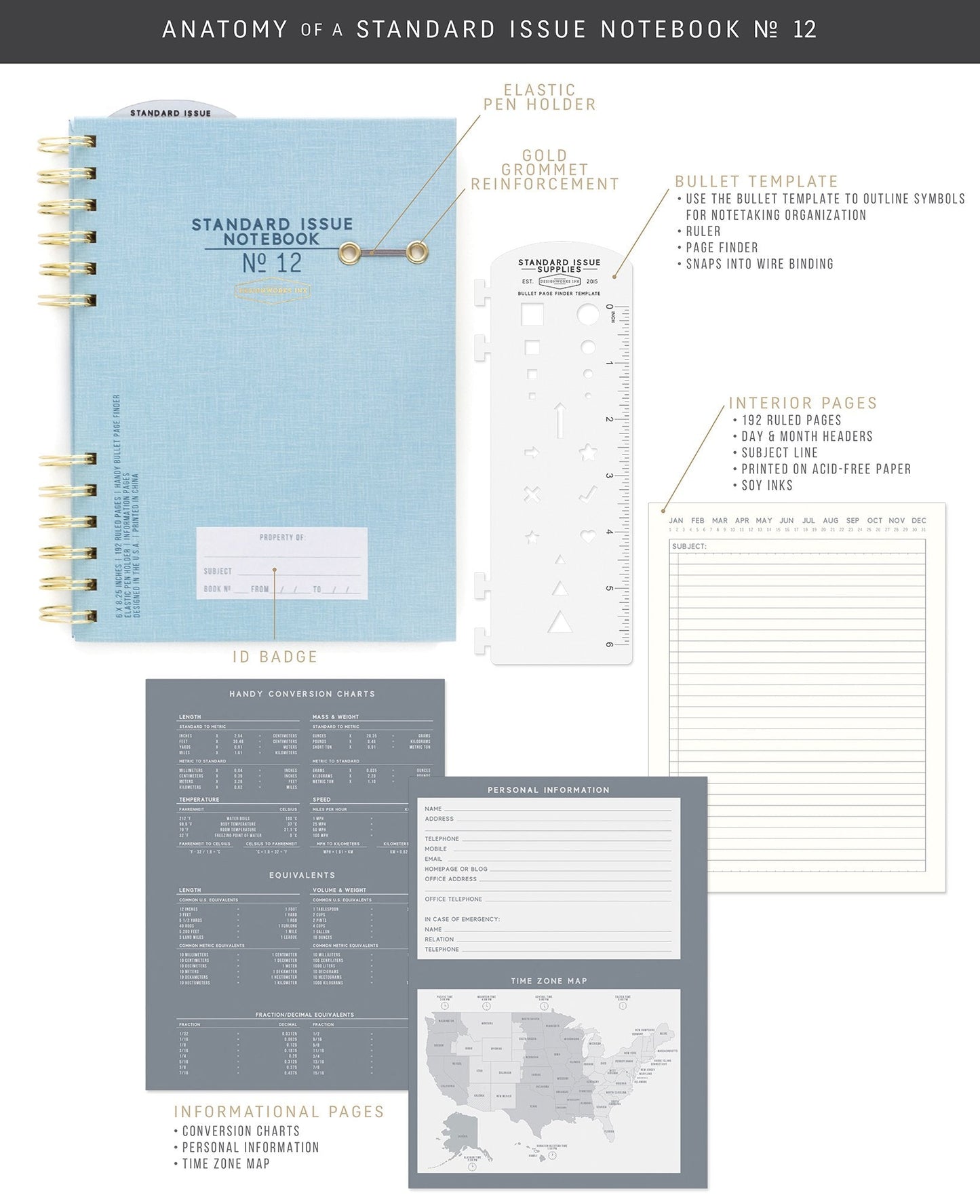 Standard Issue Notebook - Black