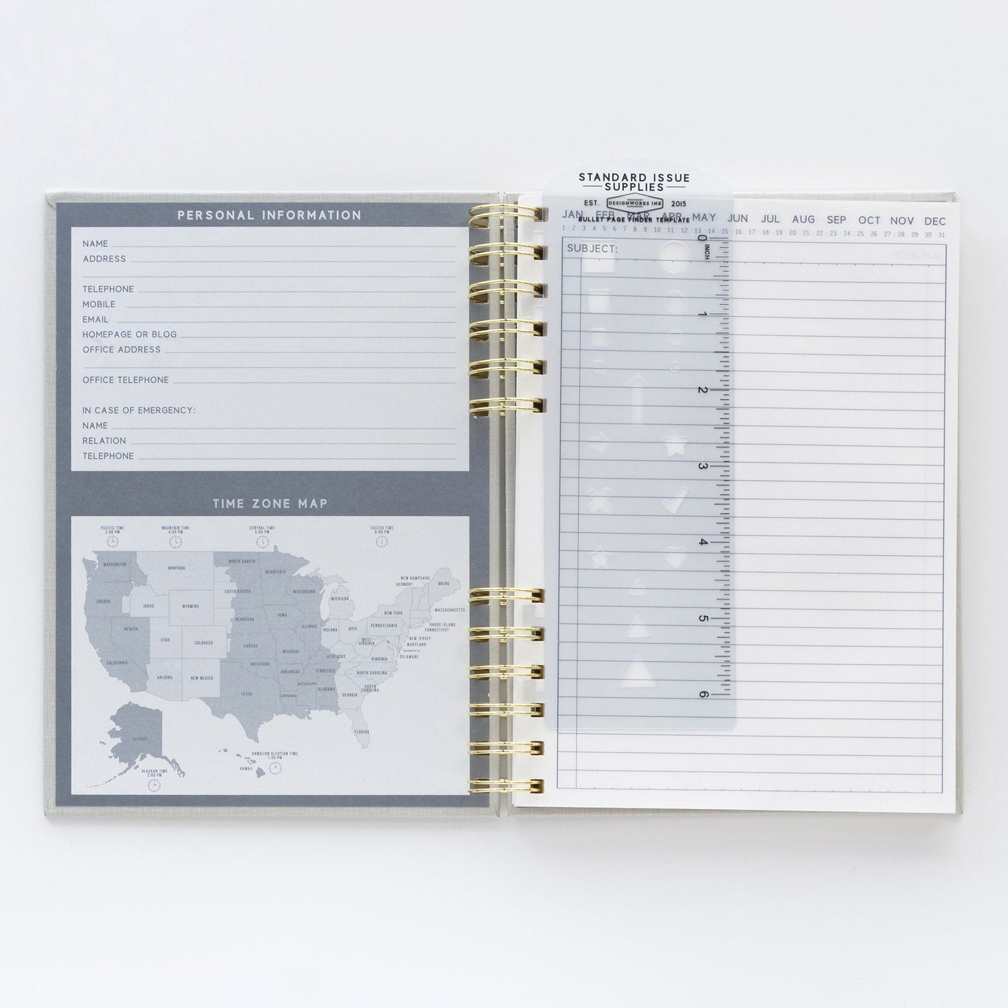 Standard Issue JS892 Notebook - Dusty Pink