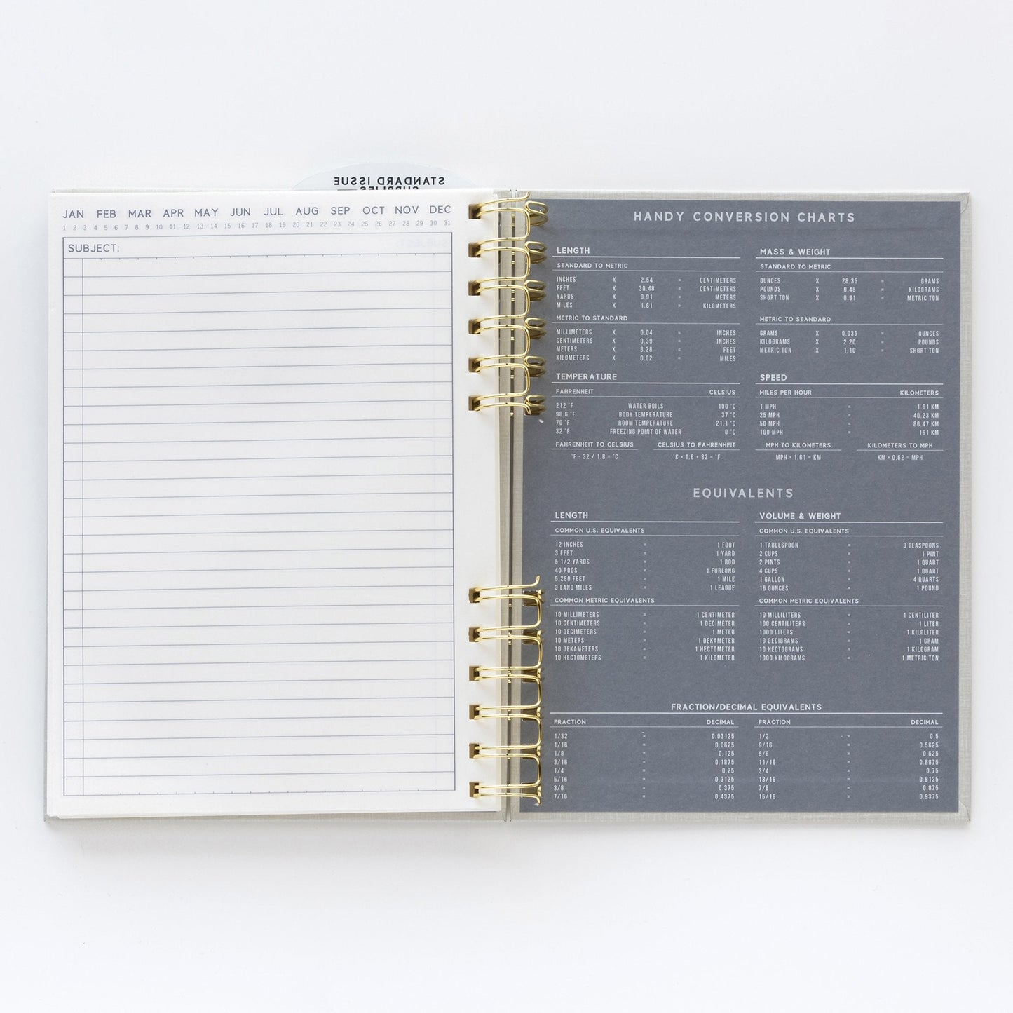 Standard Issue JS892 Notebook - Dusty Pink