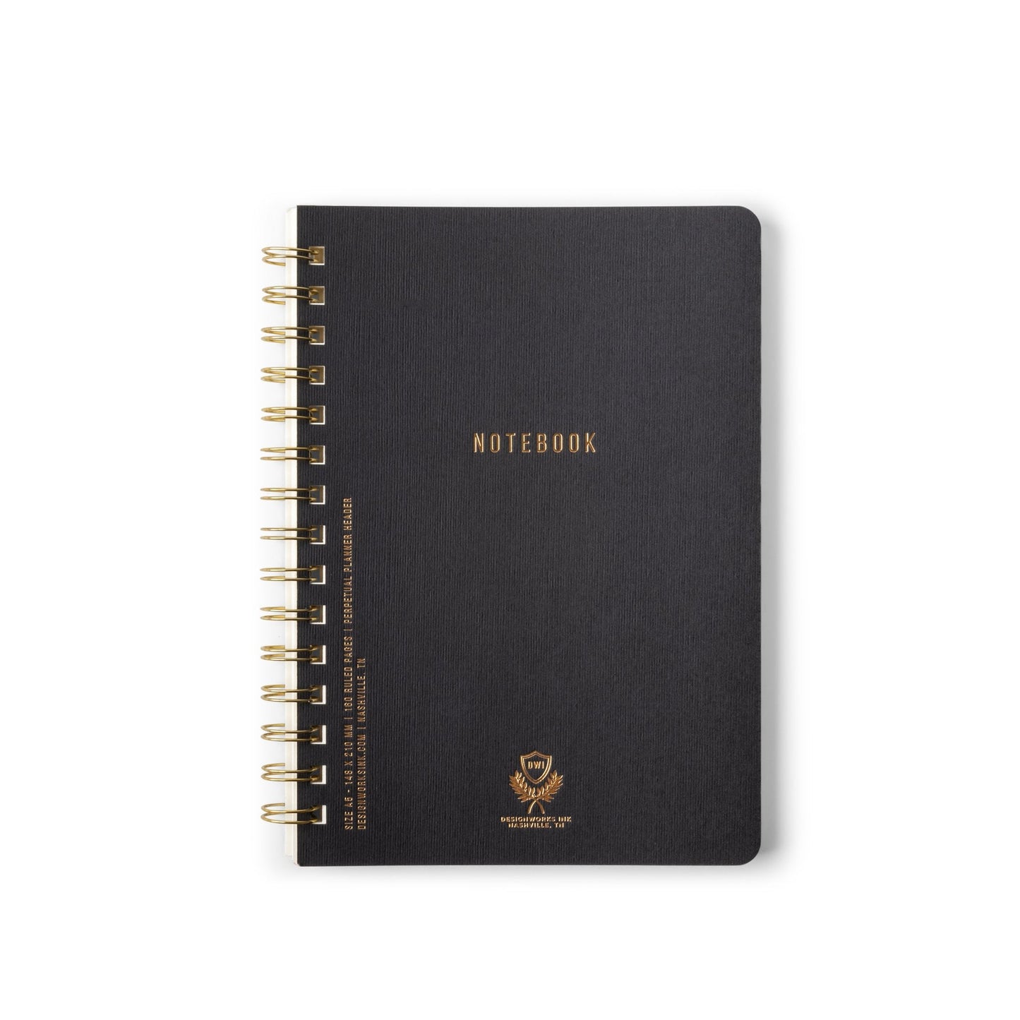 Crest A5 Notebook - Ebony