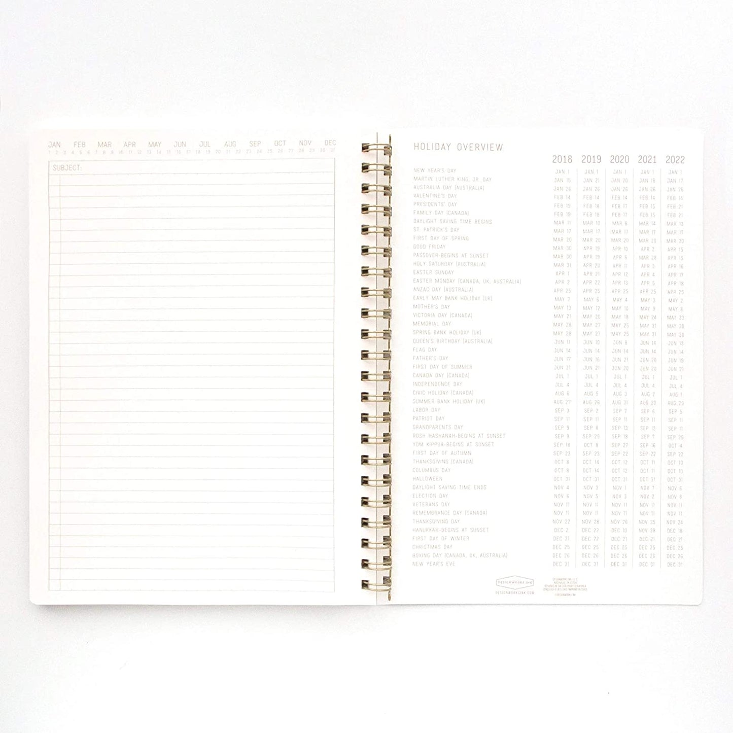 Crest A4 Notebook - Juniper