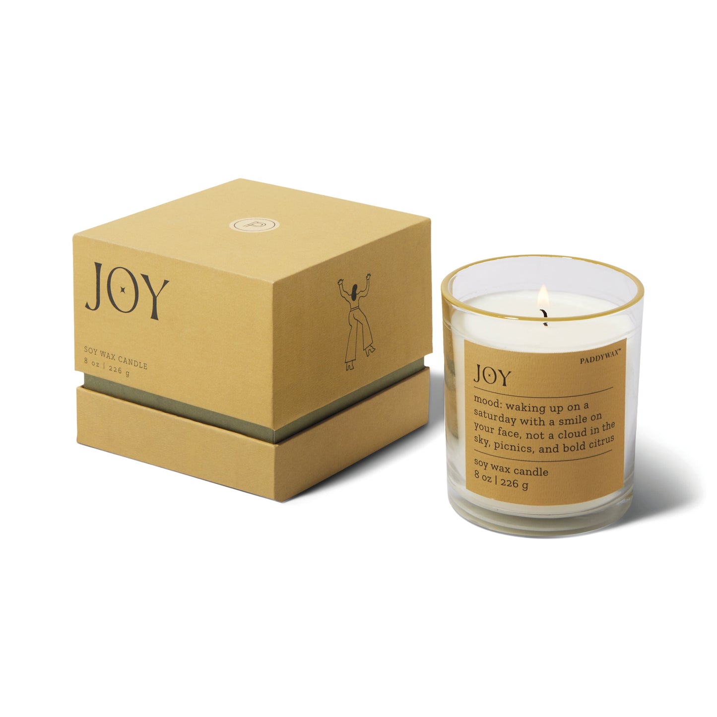 Mood Candle (226g) Joy - Green - Misted Lime