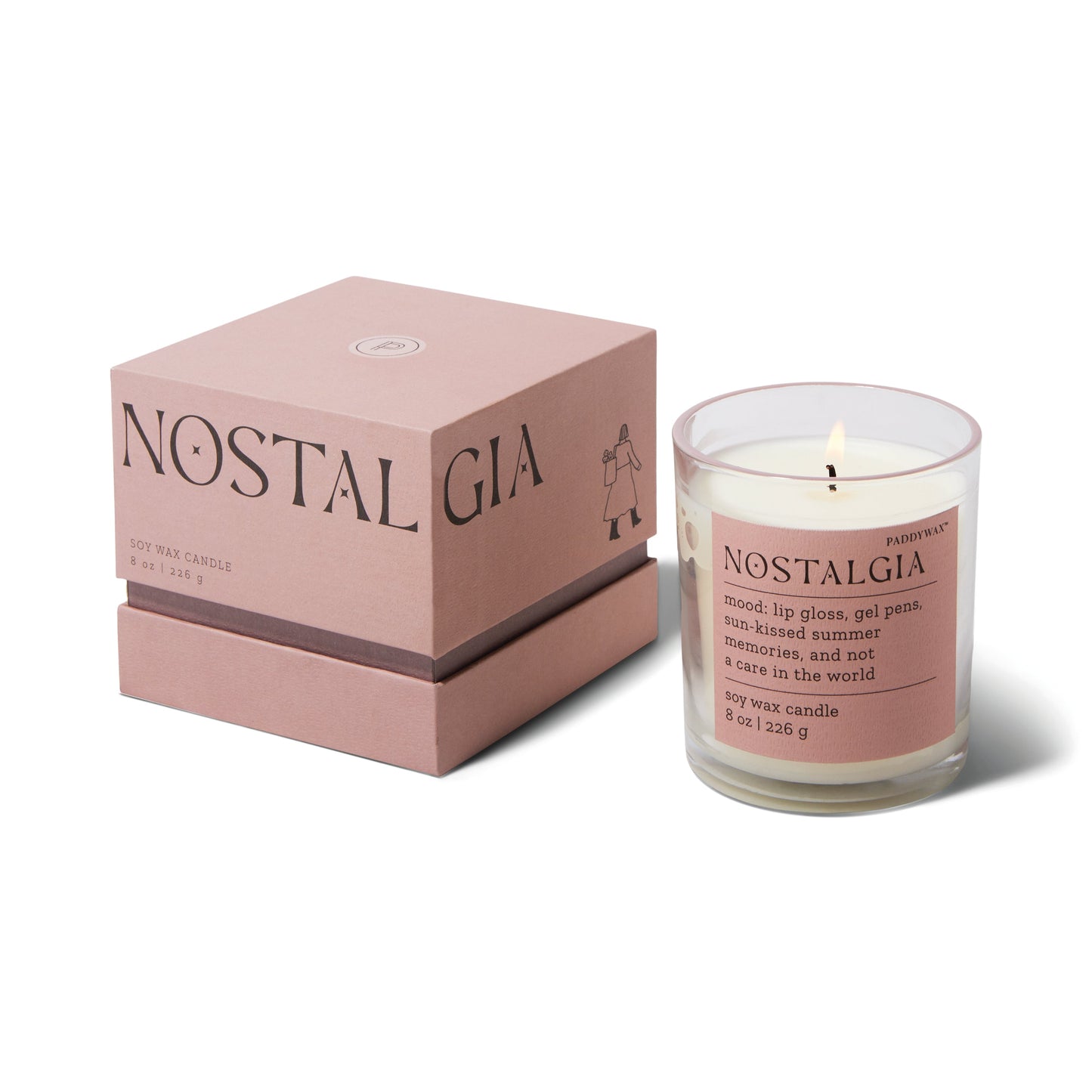 Mood Candle (226g) - Nostalgia - Mauve - Pepper & Plum