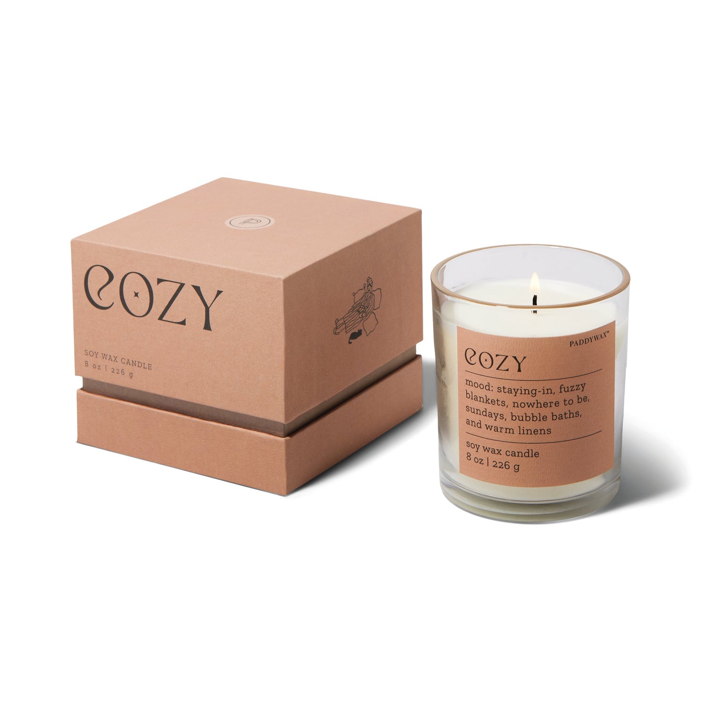 Mood Candle (226g) - Cozy - Taupe - Cashmere & French Orris