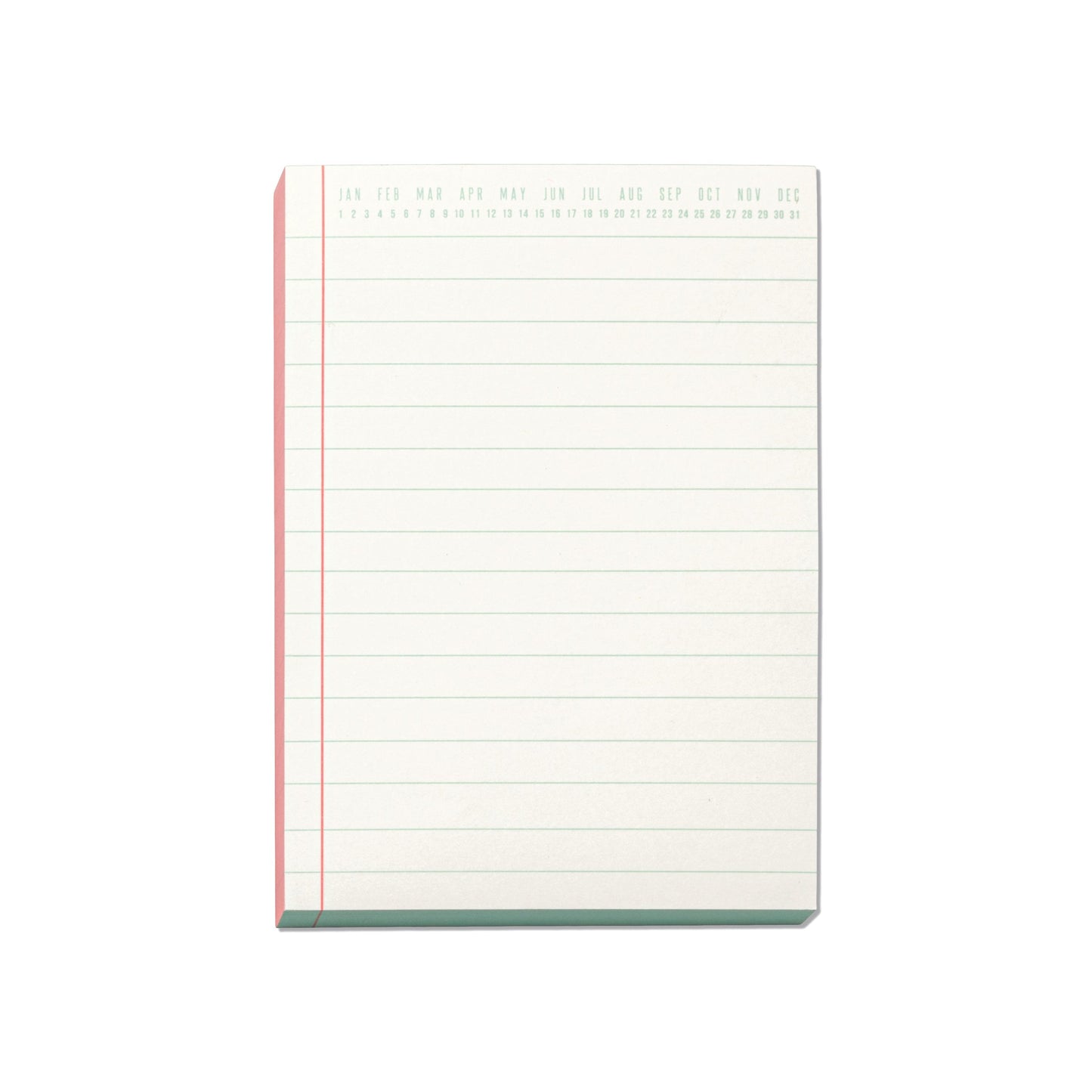 COLOURBLOCK NOTEPAD - CORAL & BLUE