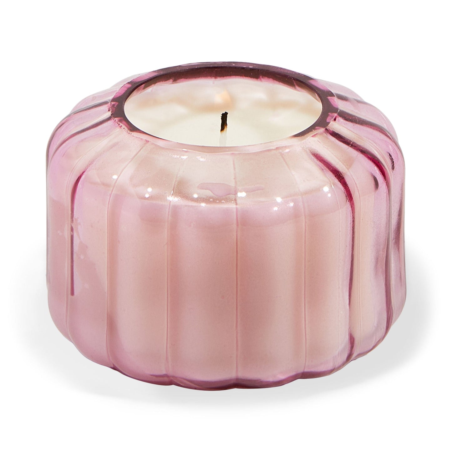Ripple Glass Candle (128g) - Desert Peach