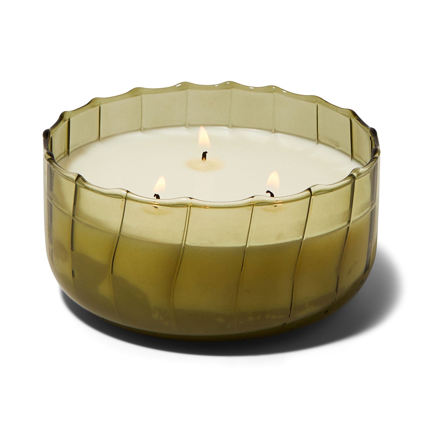 Ripple Borosilicate Glass Candle (340g) - Secret Garden