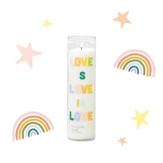 Spark Candle - Love Is Love Is Love - Eucalyptus Santal (300g)