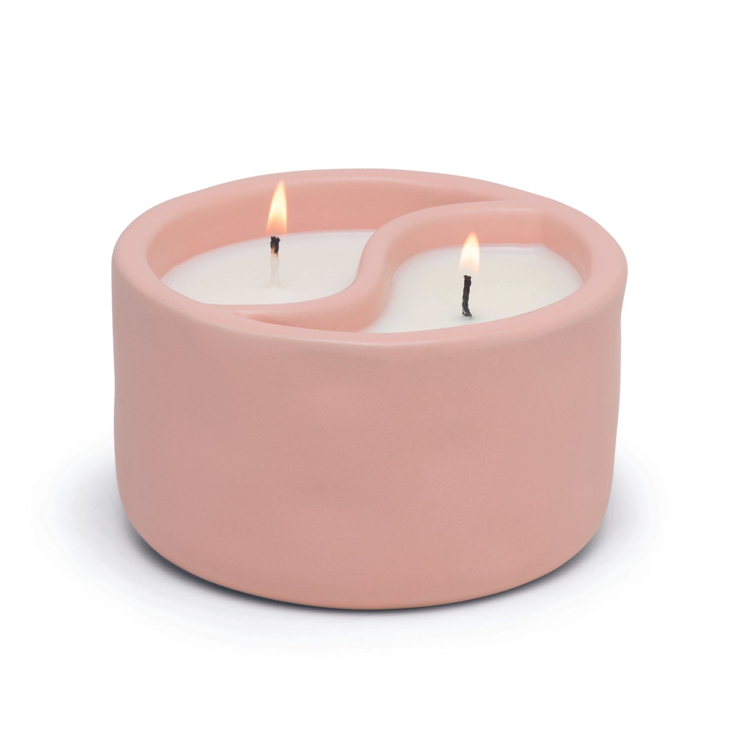 Yin Yang 11oz Dusty Pink Ceramic Cactus Flower