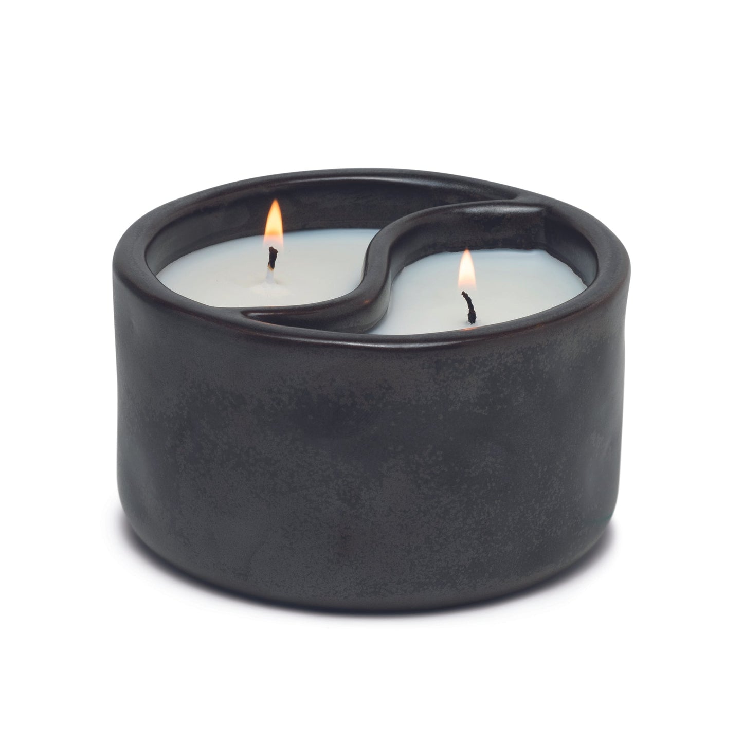 Yin Yang 11oz Black Ceramic Palo Santo