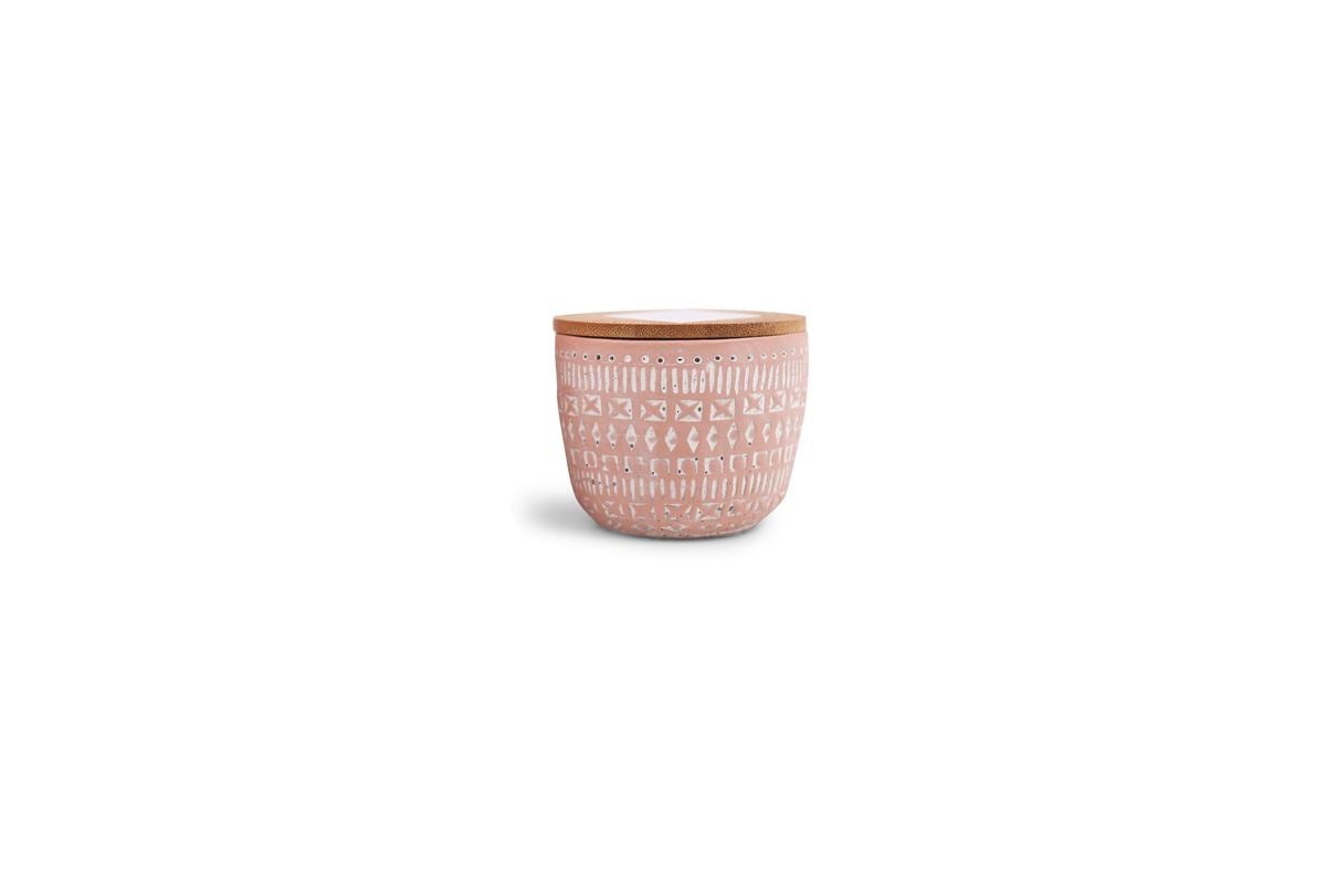 Sonora 3oz Terracotta Concrete Candle Pepper & Pomelo