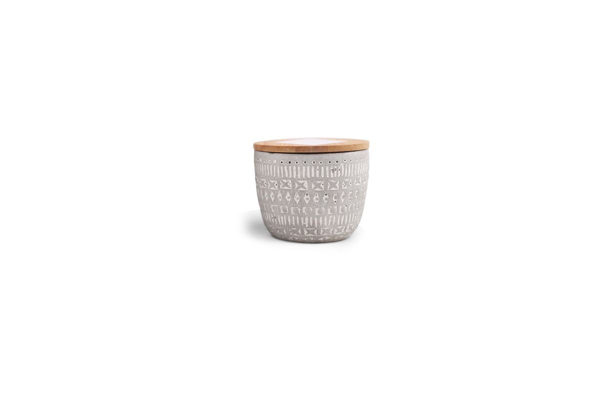 Sonora 3oz Grey Concrete Candle Tobacco & Patchouli