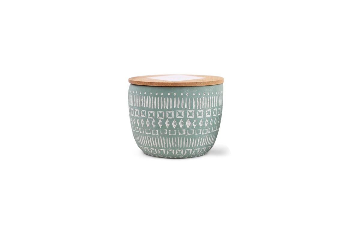 Sonora 10oz Mint Concrete Candle Bergamot & Fresh Fig