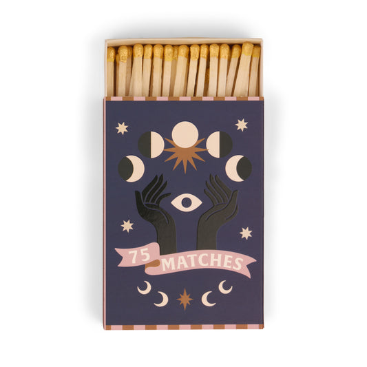 A Dopo Boxed Matches "Moon" Gold - 75 matches (9.6 CM)