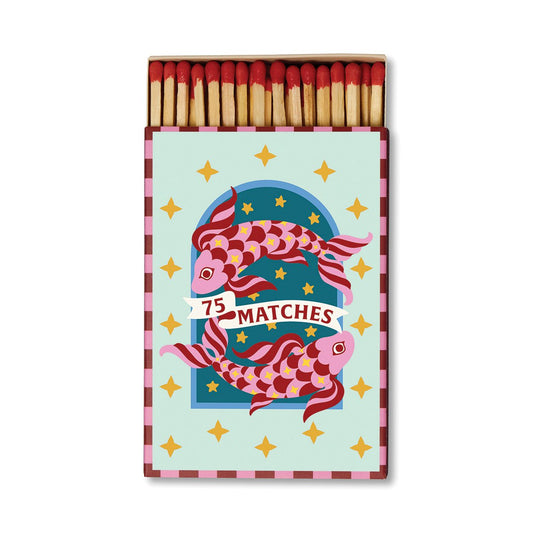 Paddywax A Dopo Boxed Matches Koi Fish (75 Pcs) - Dark Red
