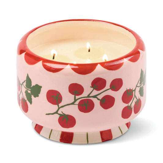 Paddywax A Dopo 24oz./680g Tomato Vine Ceramic Candle - Heirloom Tomato