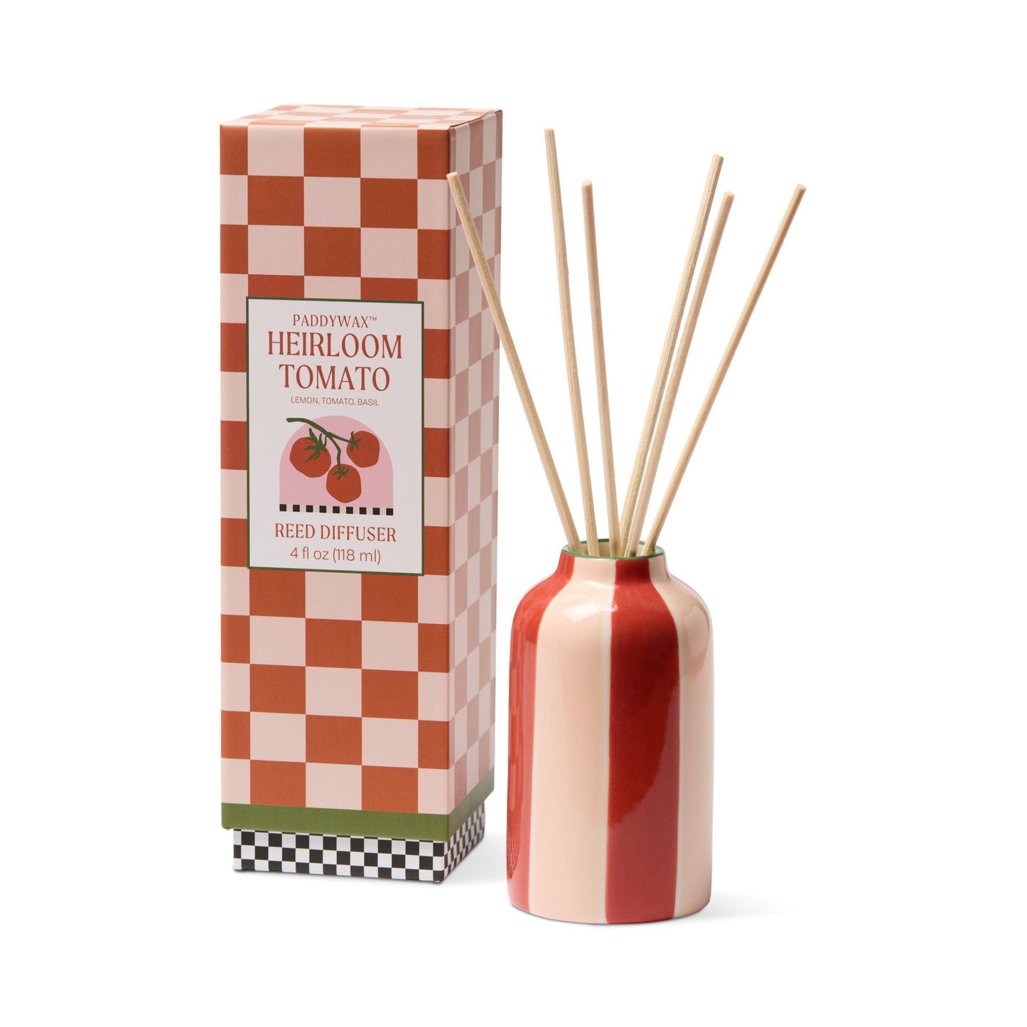 Paddywax A Dopo 4fl oz./118ml Tomato Ceramic Diffuser - Heirloom Tomato