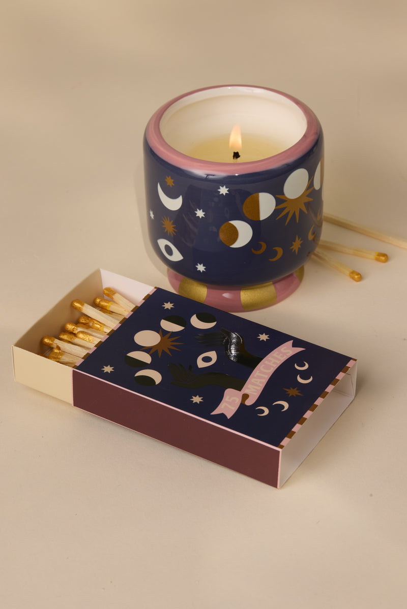 A Dopo Boxed Matches "Moon" Gold - 75 matches (9.6 CM)