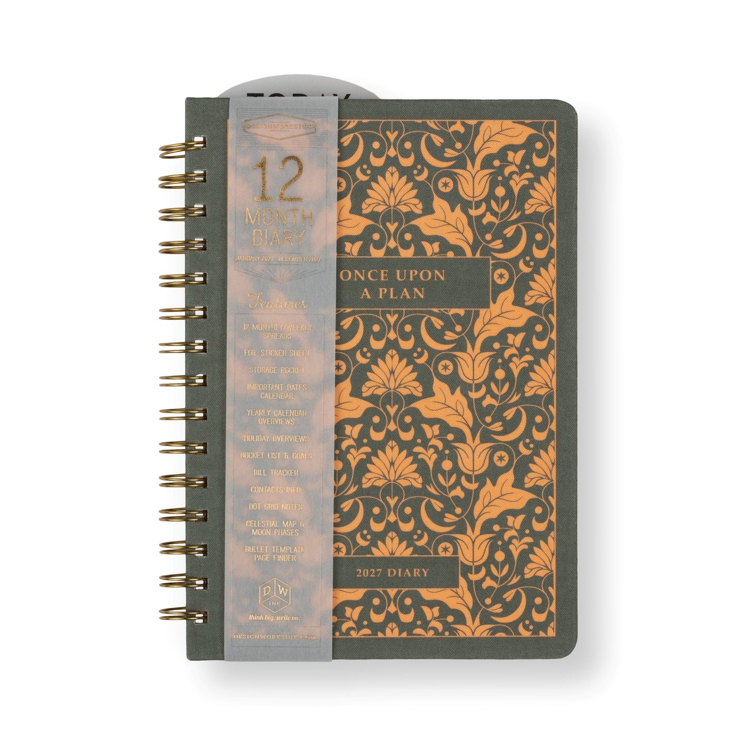 Designworks Ink Self Help 2027 Weekly Diary - Once Upon A Plan