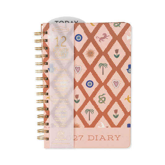 Designworks Ink A Dopo 2027 Weekly Diary - Icons
