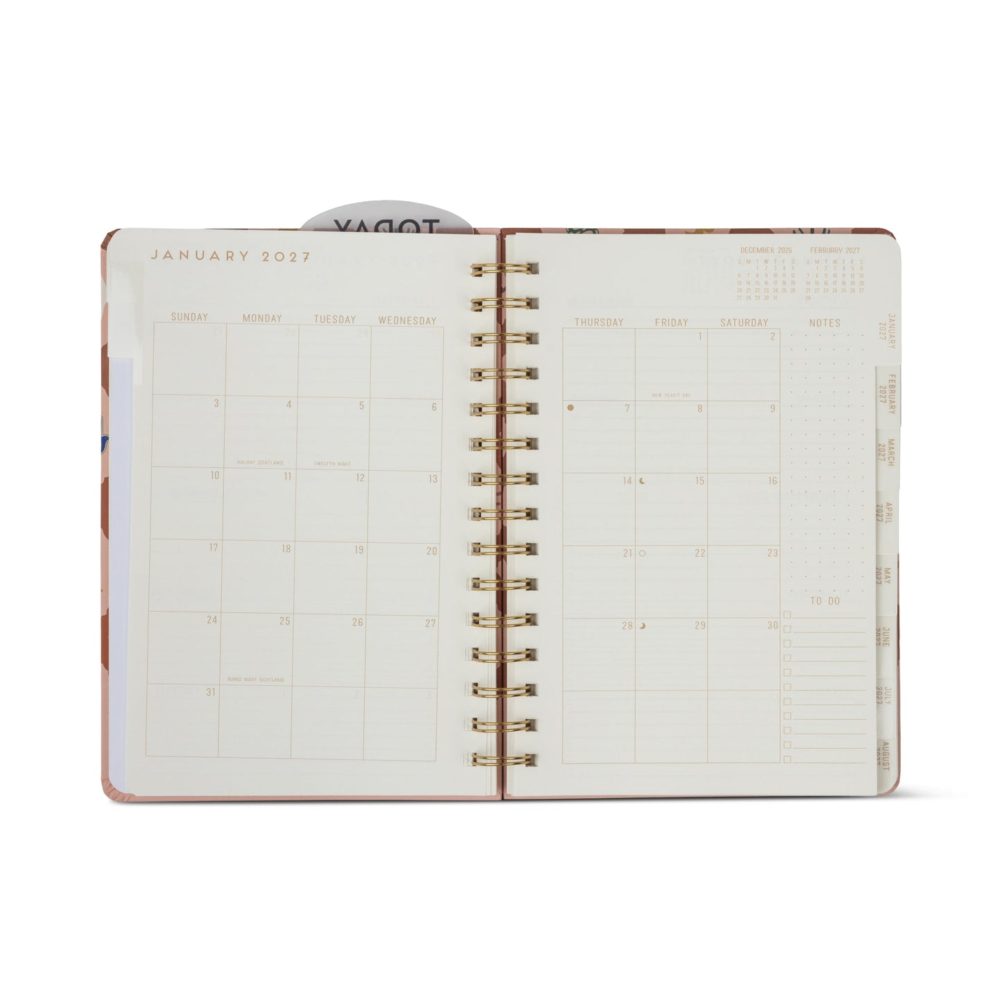 Designworks Ink A Dopo 2027 Weekly Diary - Icons