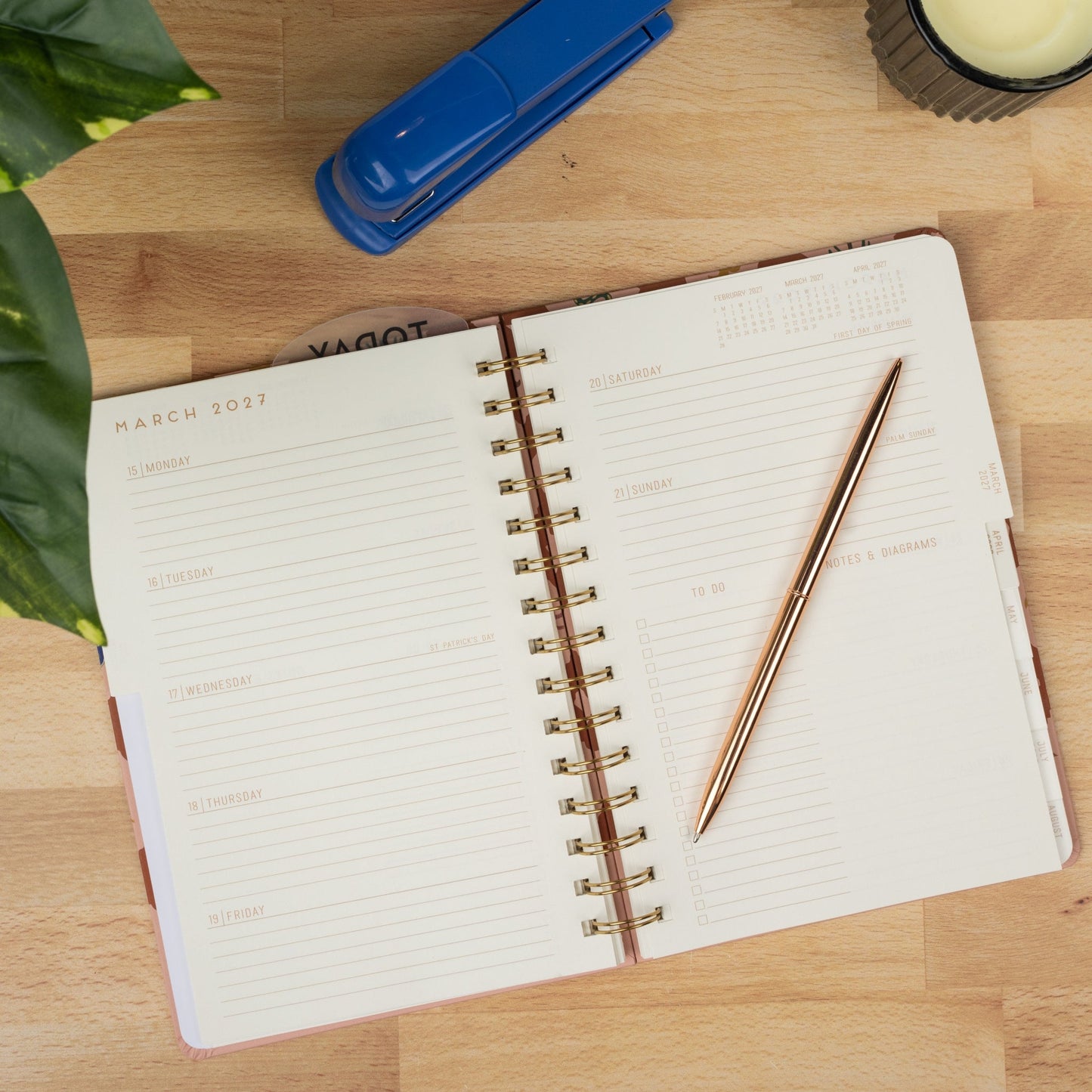 Designworks Ink A Dopo 2027 Weekly Diary - Icons