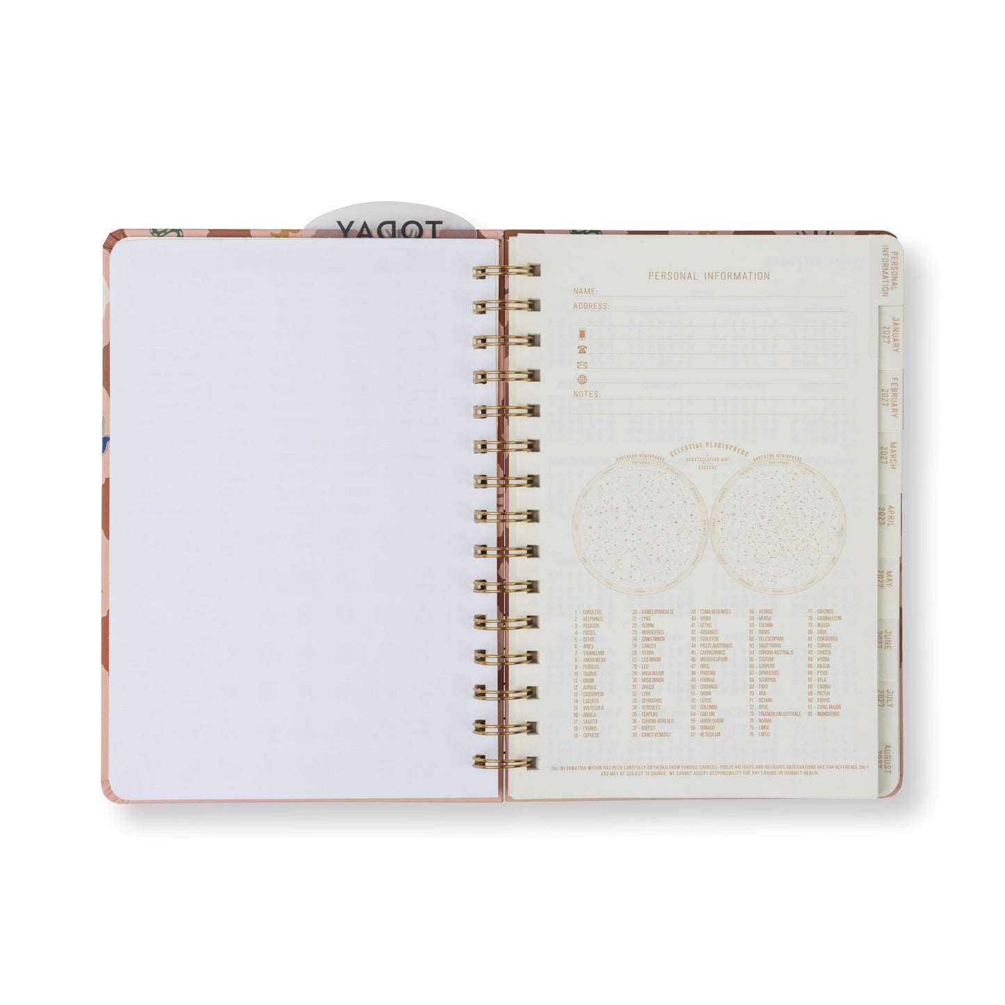 Designworks Ink A Dopo 2027 Weekly Diary - Icons
