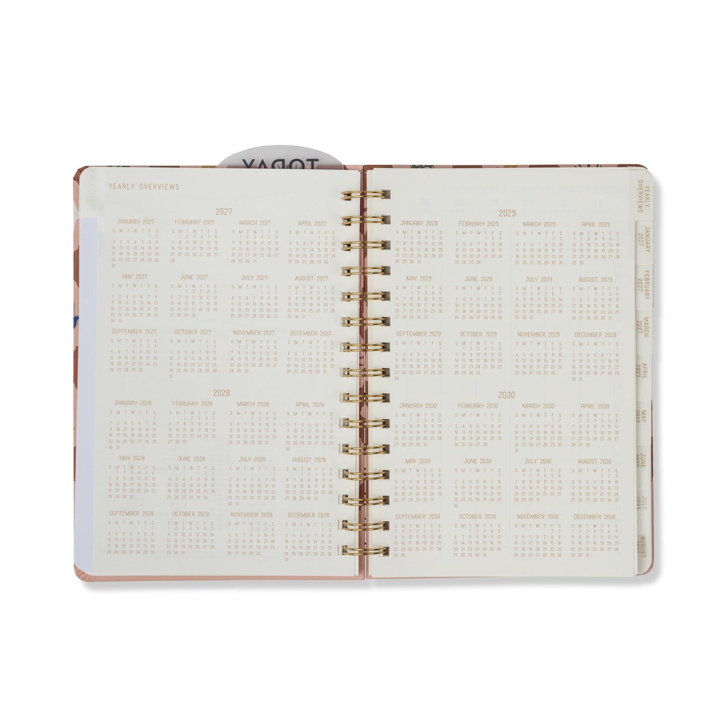 Designworks Ink A Dopo 2027 Weekly Diary - Icons