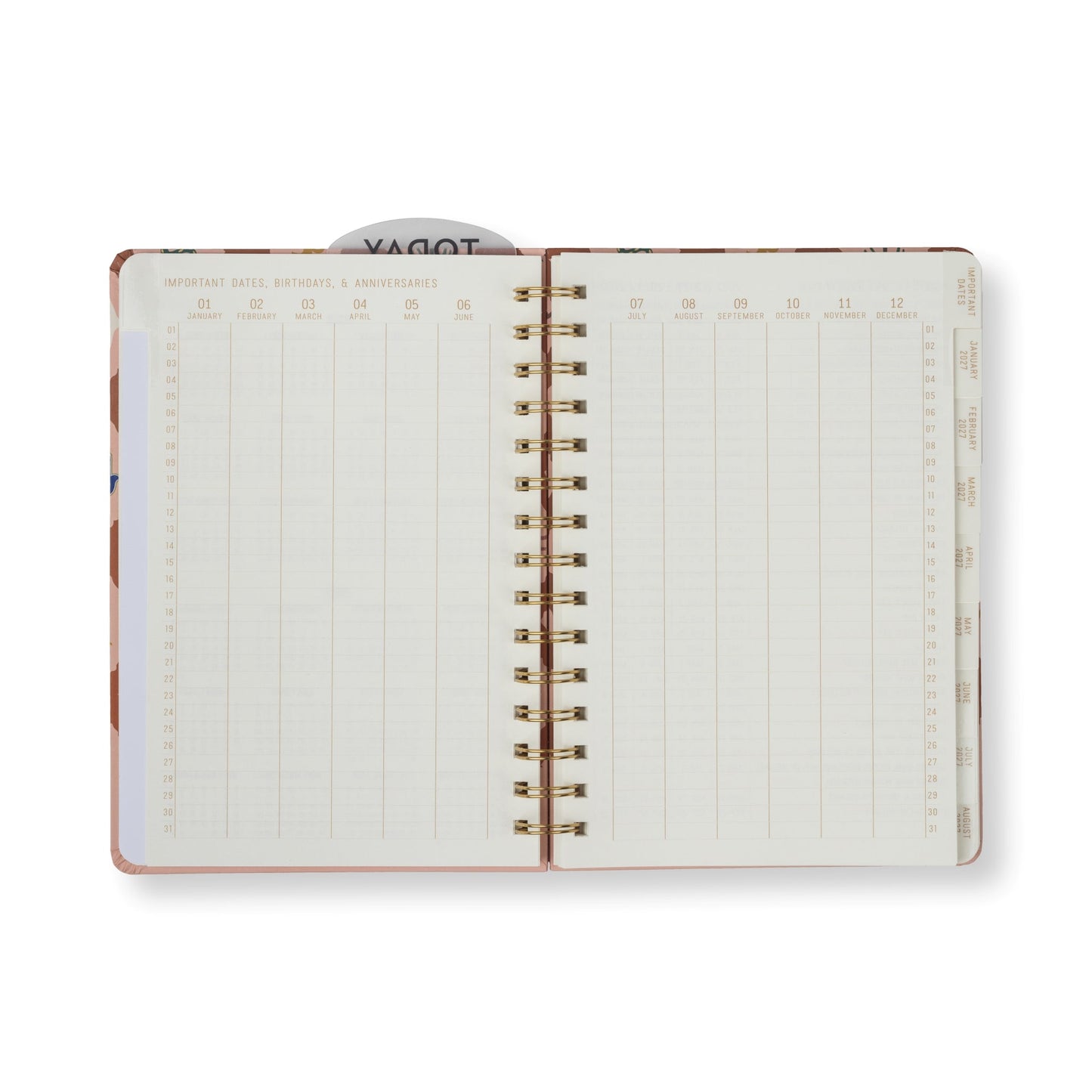 Designworks Ink A Dopo 2027 Weekly Diary - Icons