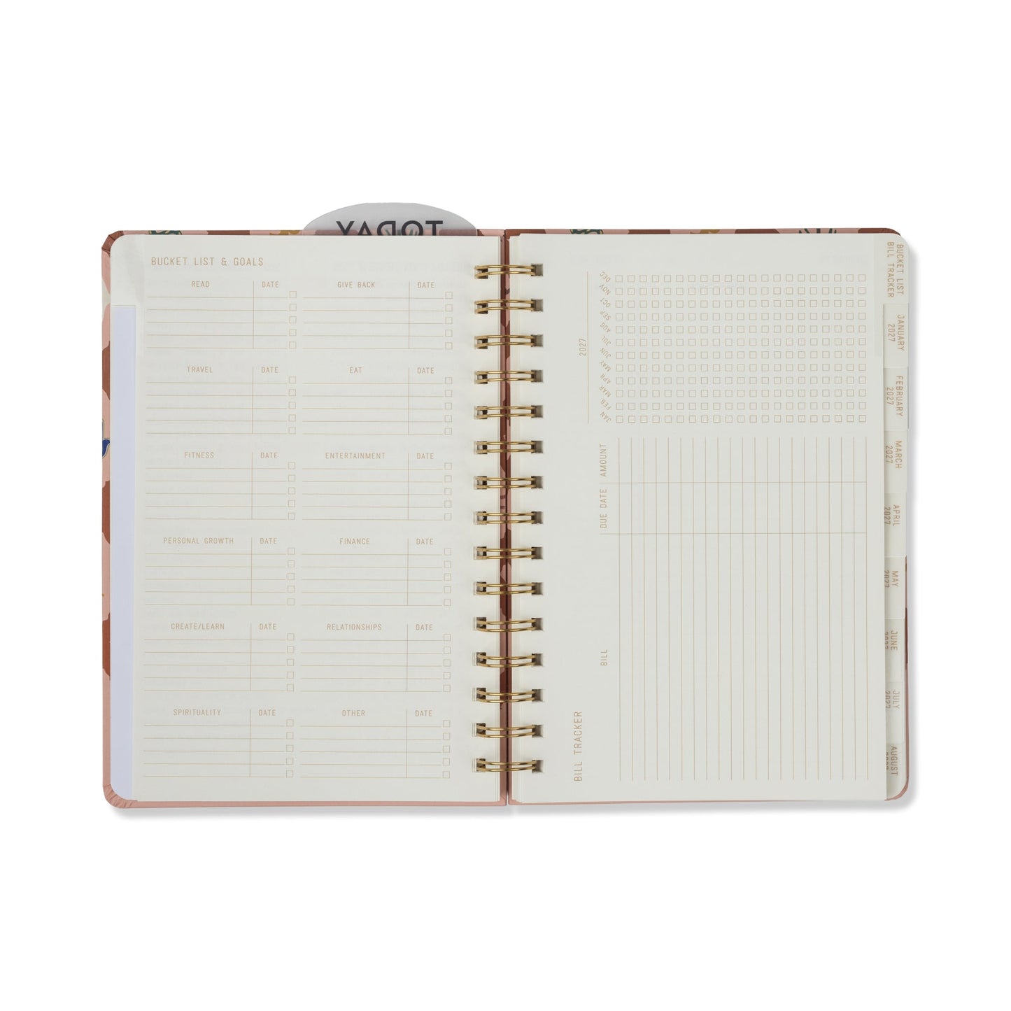 Designworks Ink A Dopo 2027 Weekly Diary - Icons