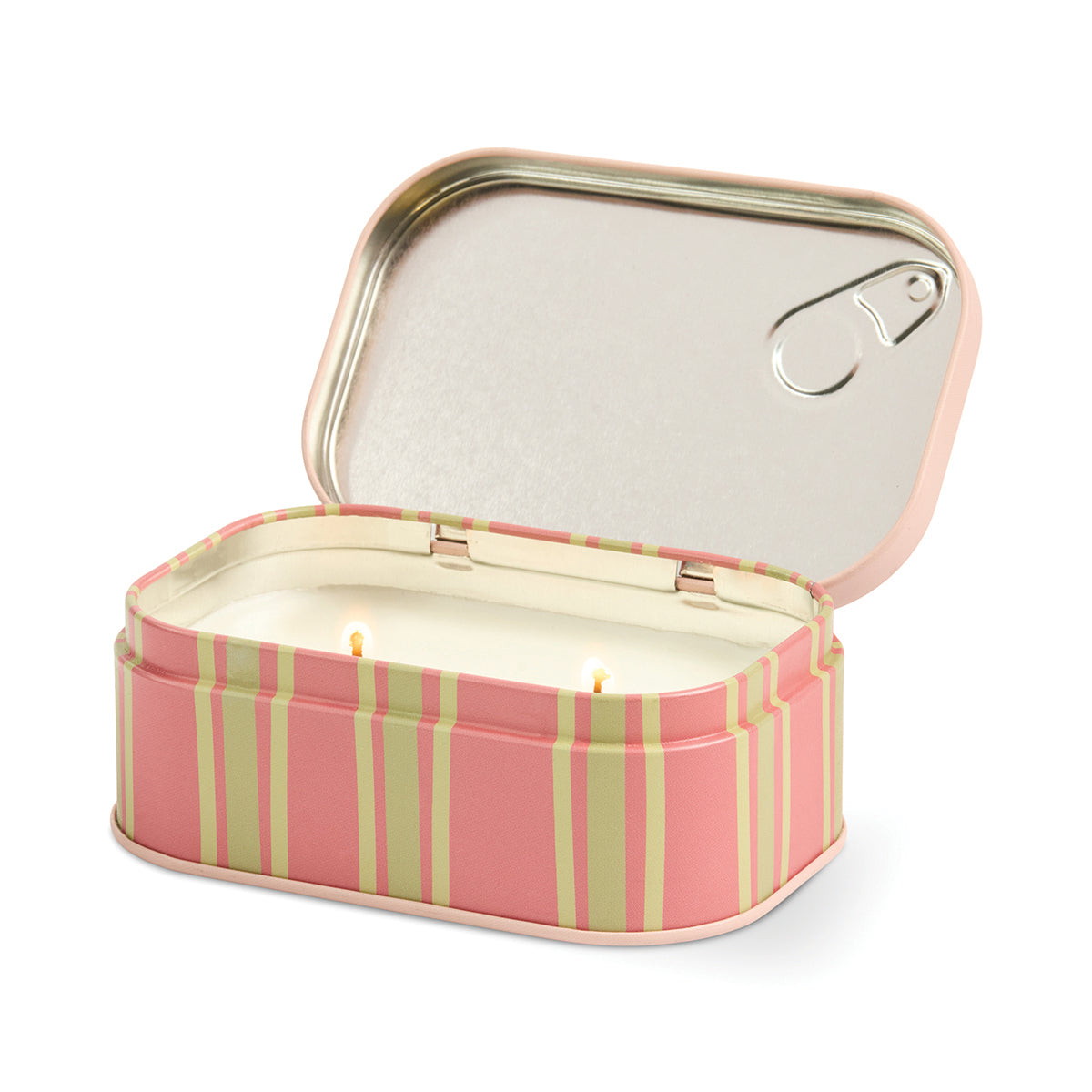 Paddywax Bistro 4.5oz/127g Martini Printed Tin Candle - Lemon & Violet