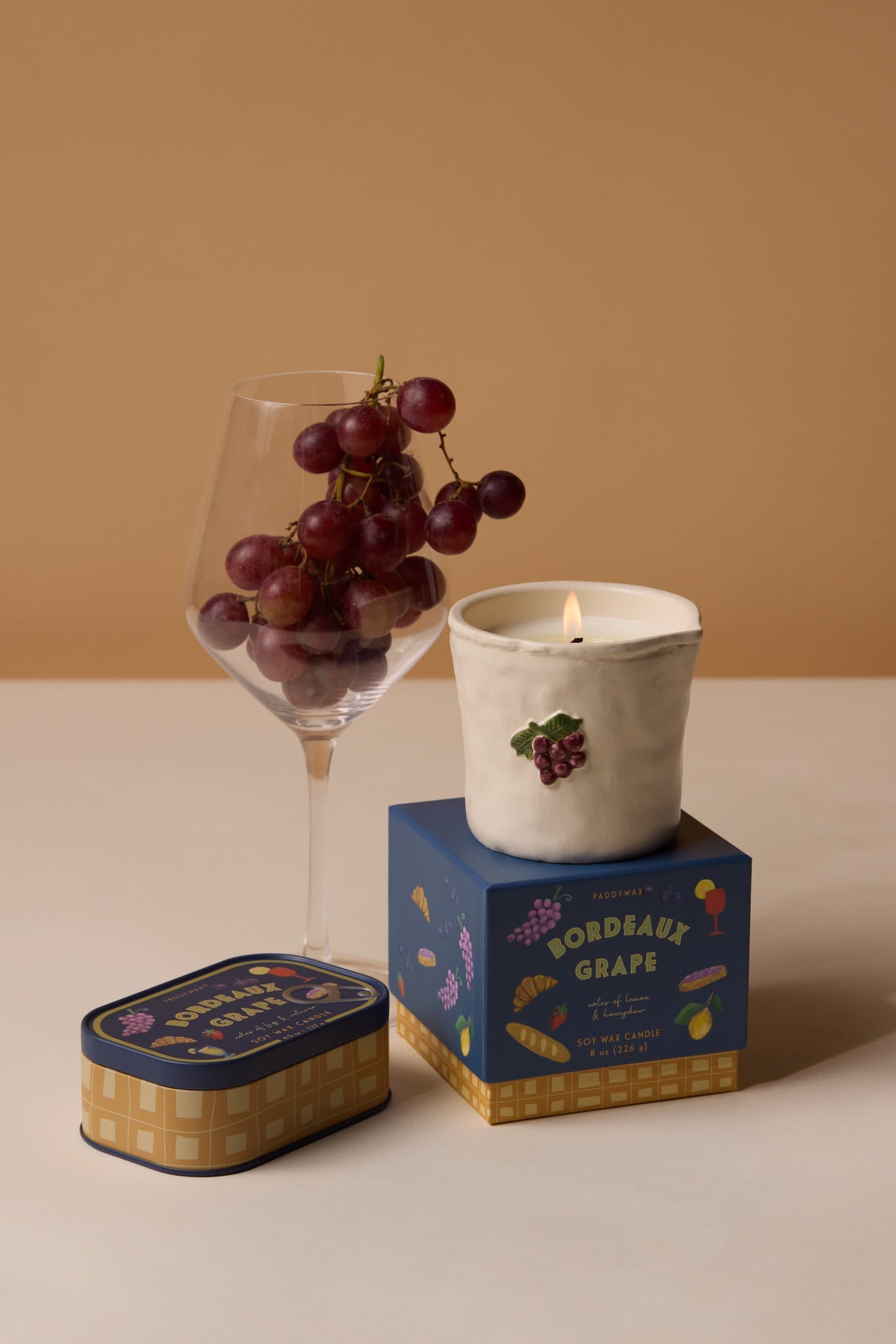 Bistro 8 Oz Candle - Bordeaux Grape