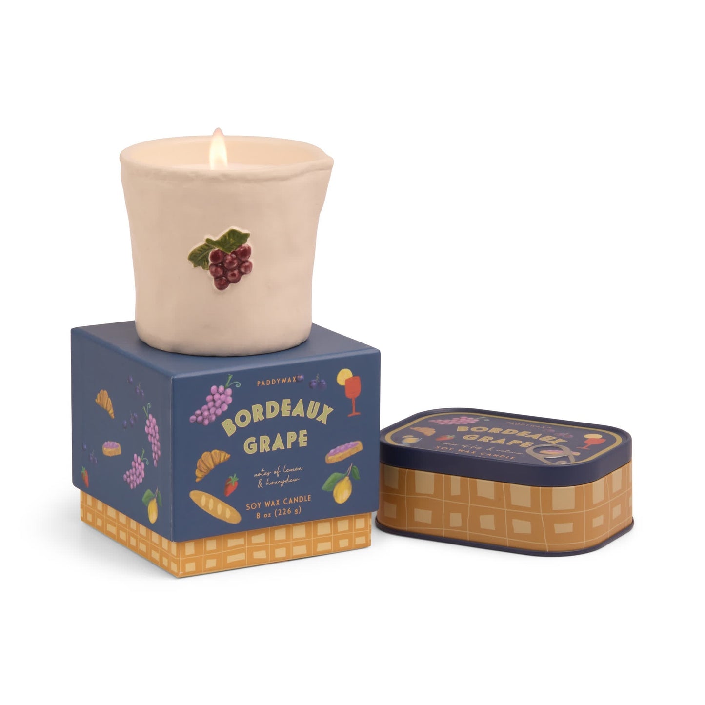 Bistro 8 Oz Candle - Bordeaux Grape