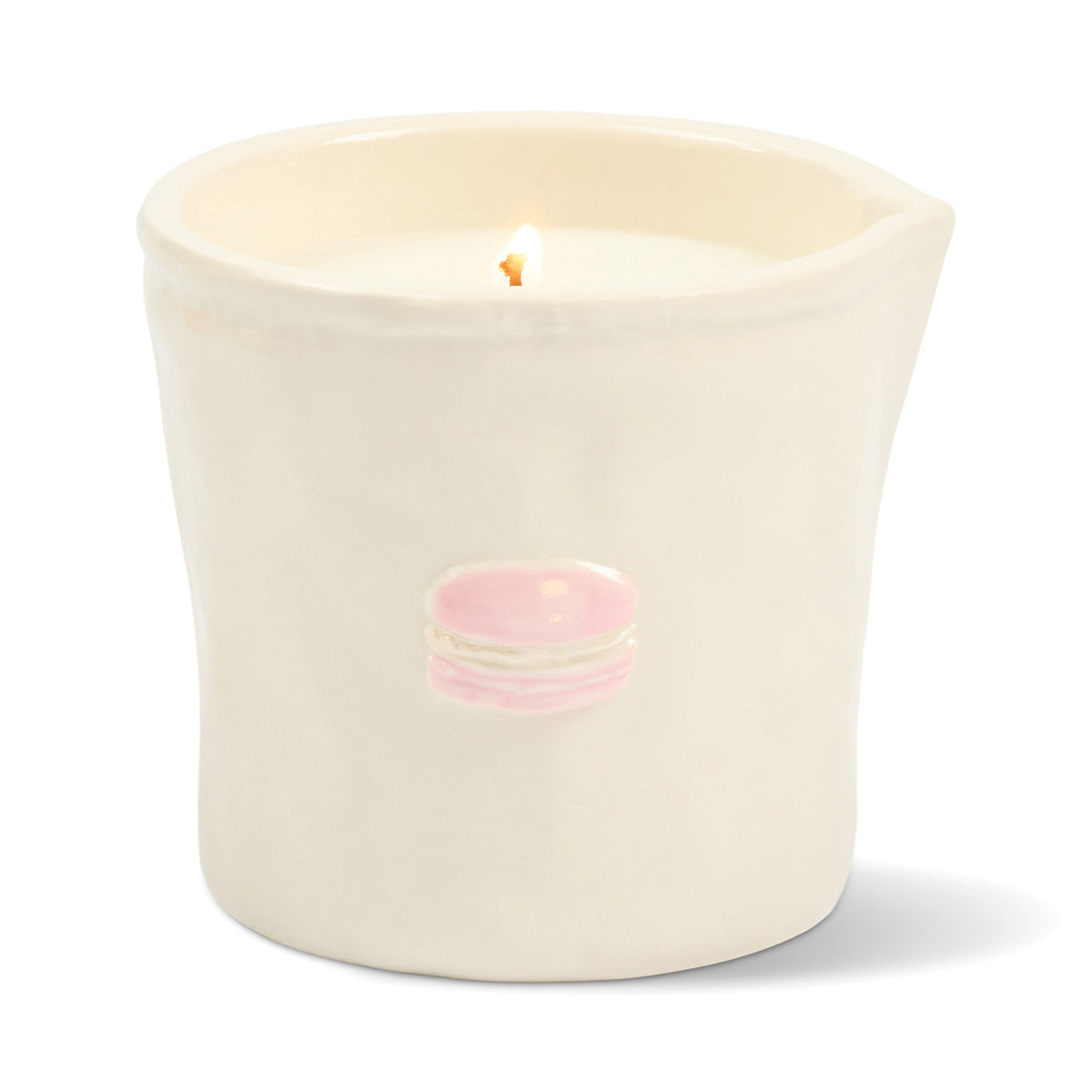 Paddywax Bistro 8oz/226g Macaron Ceramic Candle - Amber & Pistachio