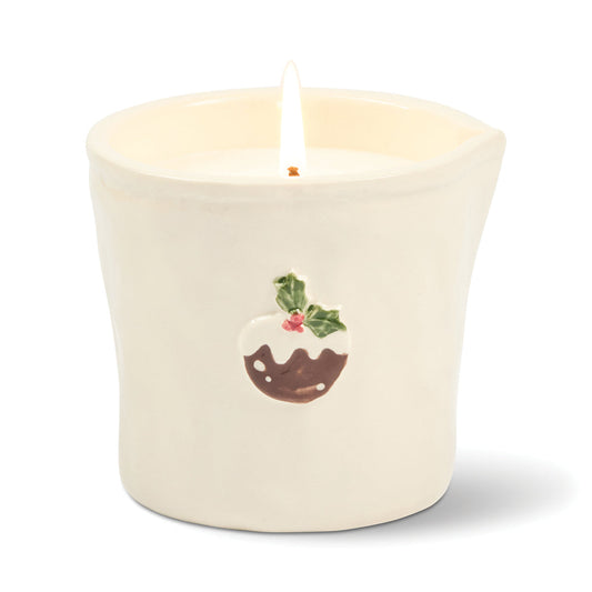 Paddywax Bistro 8oz/226g Christmas Pudding Ceramic Candle - Fruit & Spices
