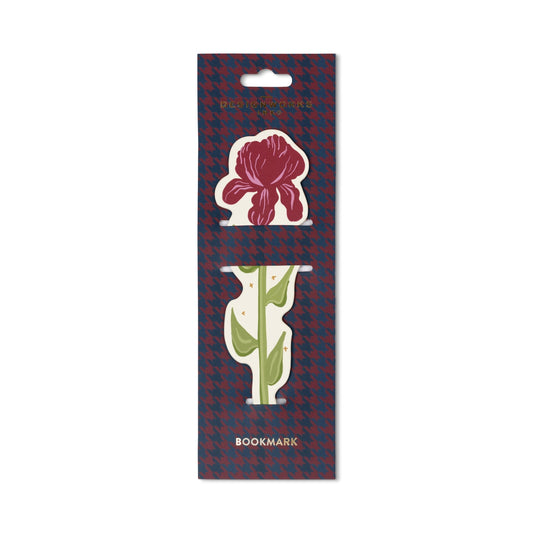 Designworks Ink Framed Floral Bookmark - Iris