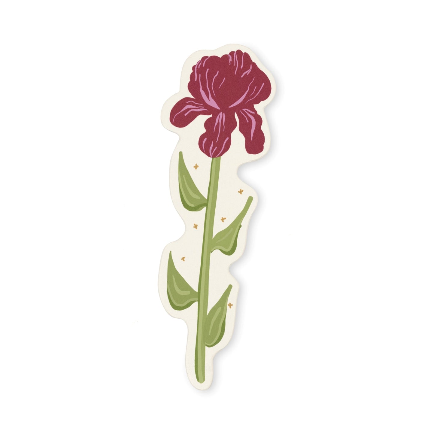 Designworks Ink Framed Floral Bookmark - Iris