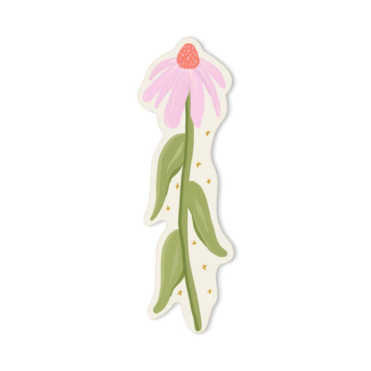 Designworks Ink Framed Floral Bookmark - Coneflower