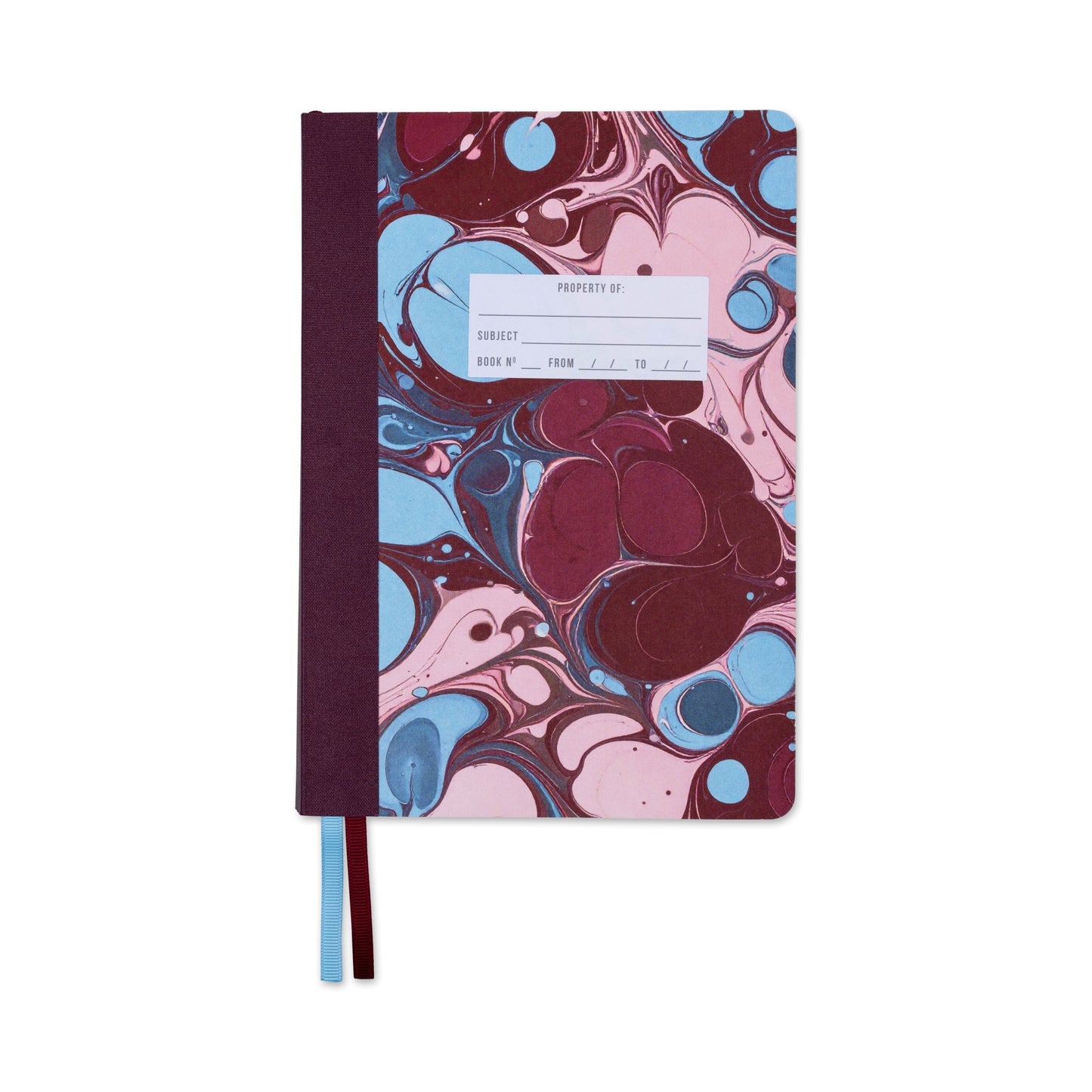 Designworks Ink Marble Soft Cover Journal - Burgundy Sky