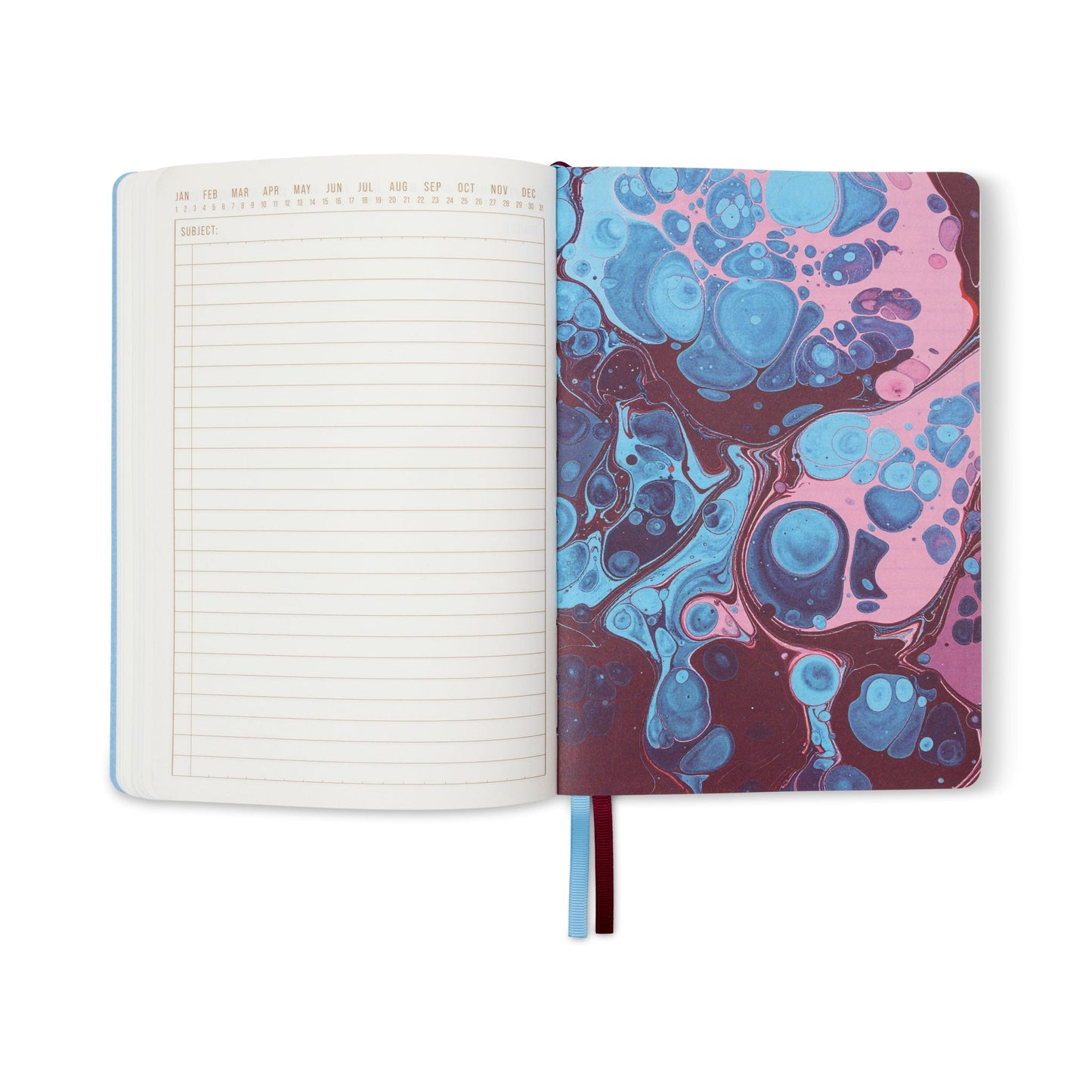 Designworks Ink Marble Soft Cover Journal - Burgundy Sky