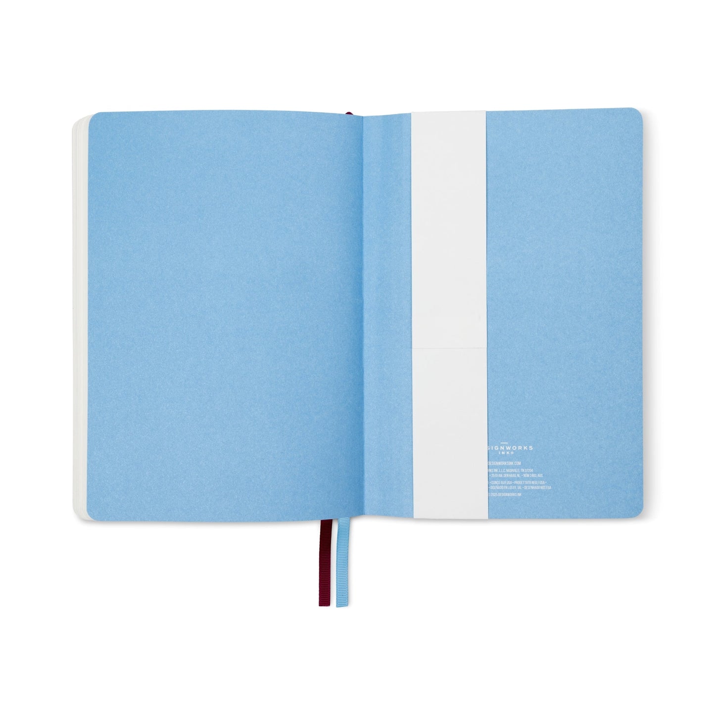 Designworks Ink Marble Soft Cover Journal - Burgundy Sky