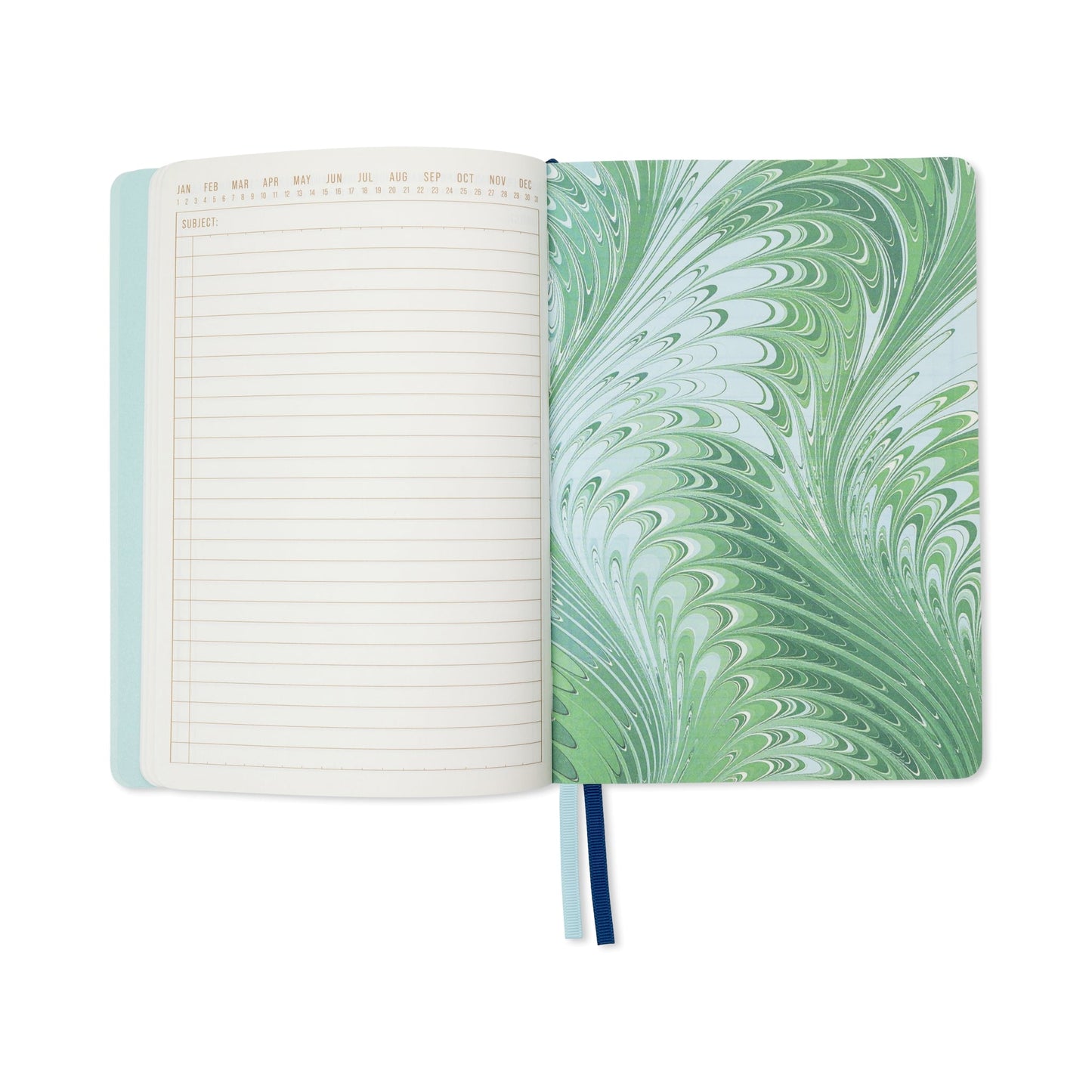 Designworks Ink Marble Soft Cover Journal - Teal