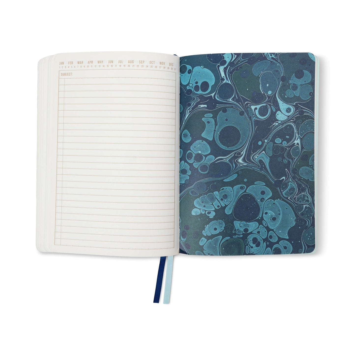 Designworks Ink Marble Soft Cover Journal - Teal