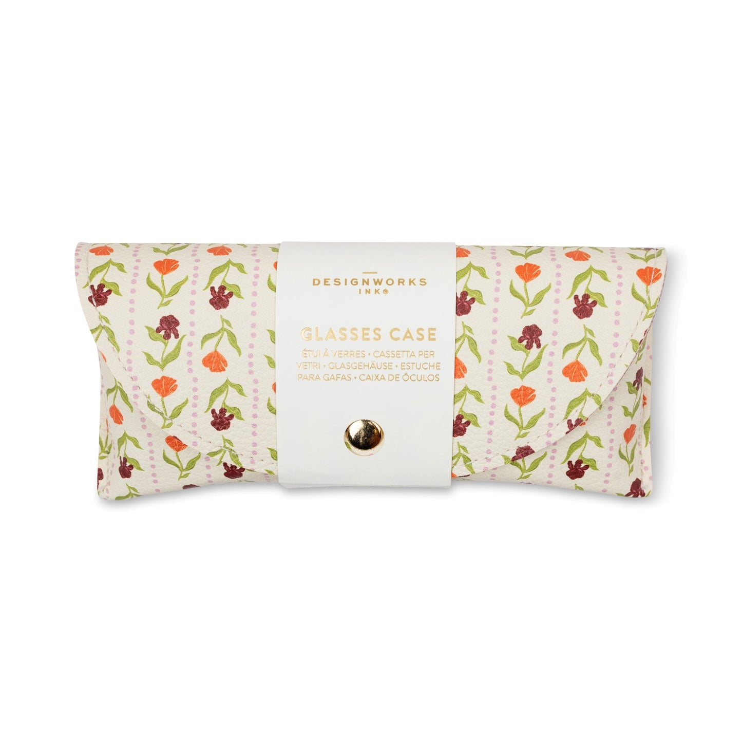 Designworks Ink Printed Glasses Case - Floral