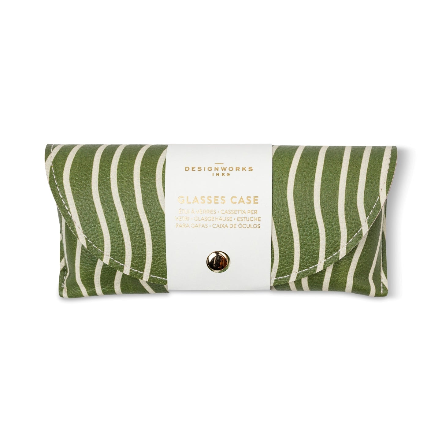 Designworks Ink Printed Glasses Case - Wavy Stripe