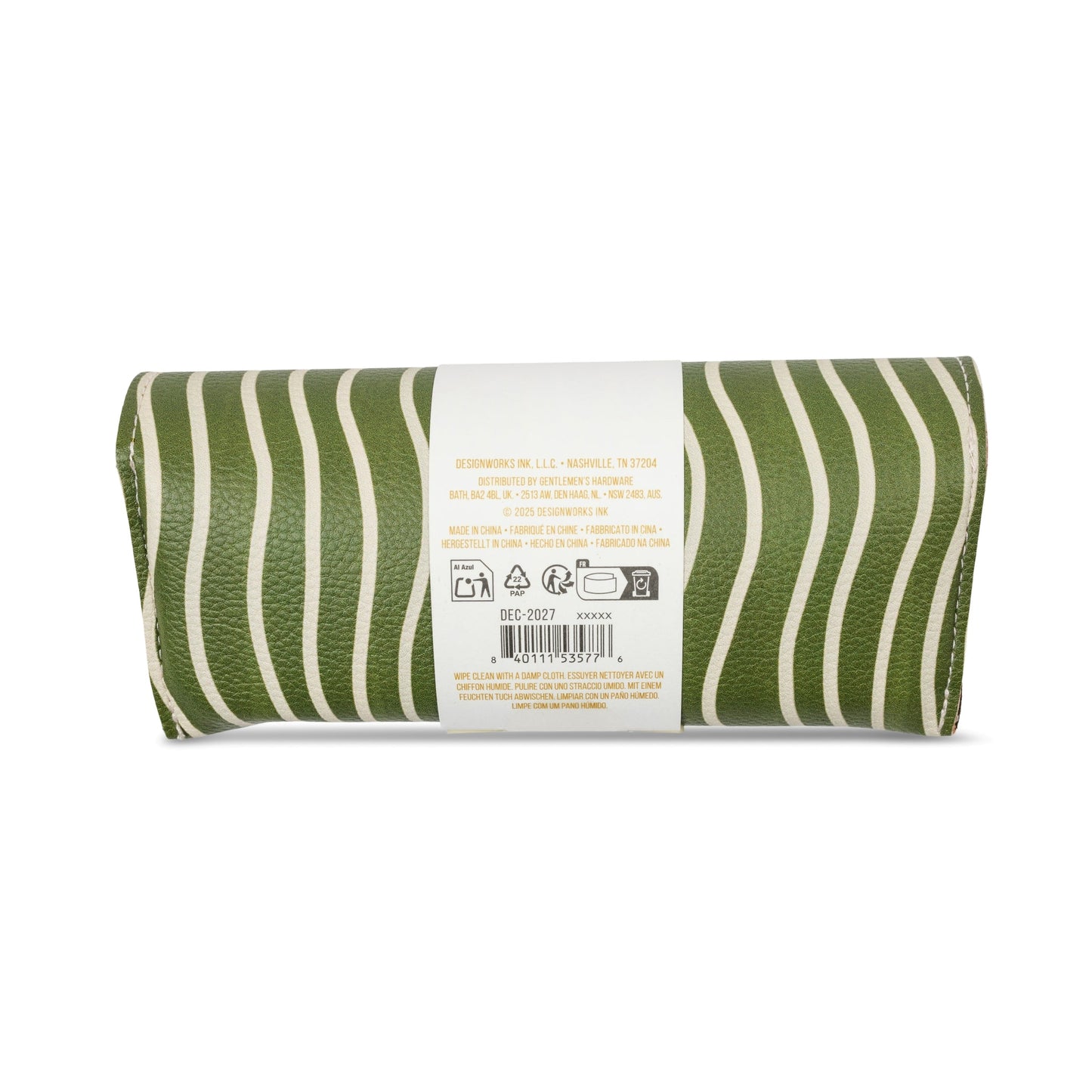 Designworks Ink Printed Glasses Case - Wavy Stripe