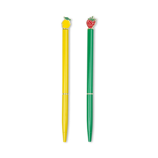 Designworks Ink Metal Ballpoint Icon Pens - Fruit