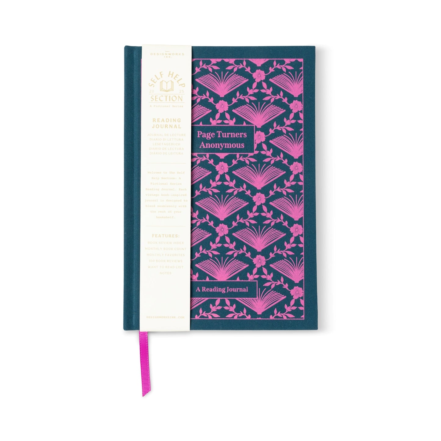 Designworks Ink Self Help Reading Journal - Page Turners Anonymous